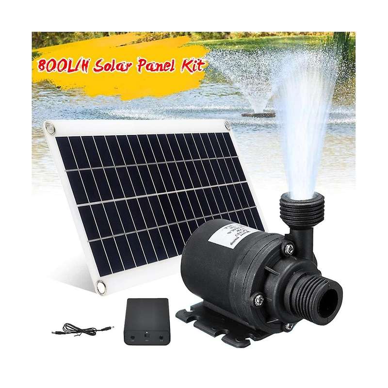 Solar Water Pump Solar Water Fountain Pump 50w 800l/h 12v Low Noise Garden Family Water Fountain Ir