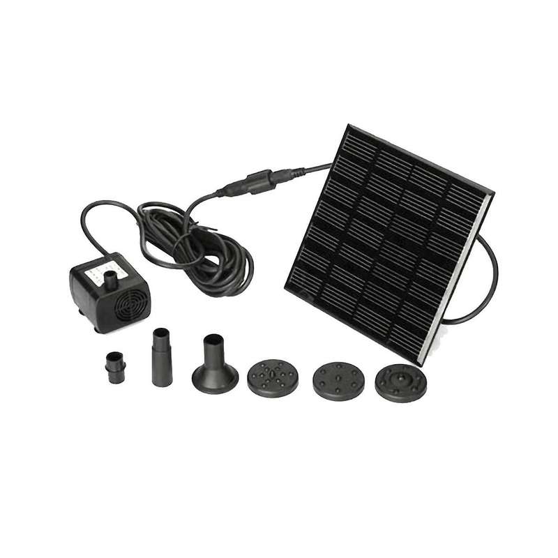 Solar Water Pump Solar Panel Fountain Pump Pool Pond Garden Water Sprinkler Sprayer for Bird Bath P