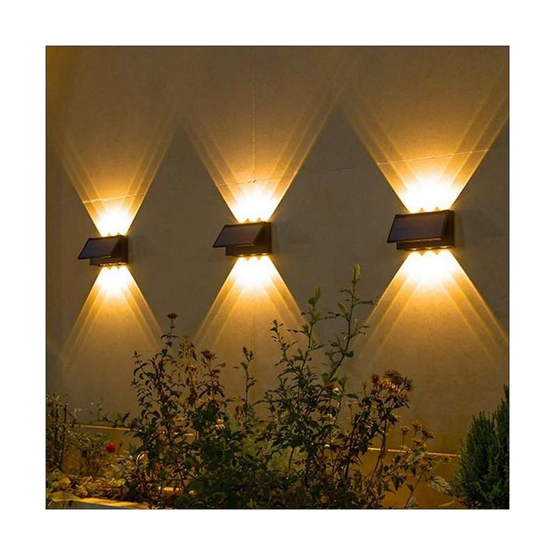 Solar Wall Light -led Outdoor Wall Solar Light Waterproof Garden Lighting for Villa Patio Stair Cor