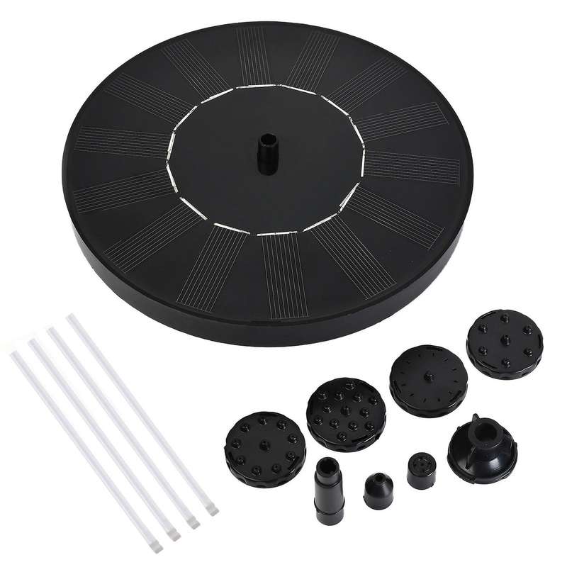Solar Water Fountain Swimming Pool Patio Garden Decoration Outdoor Decor Solar Pump Decorative Foun