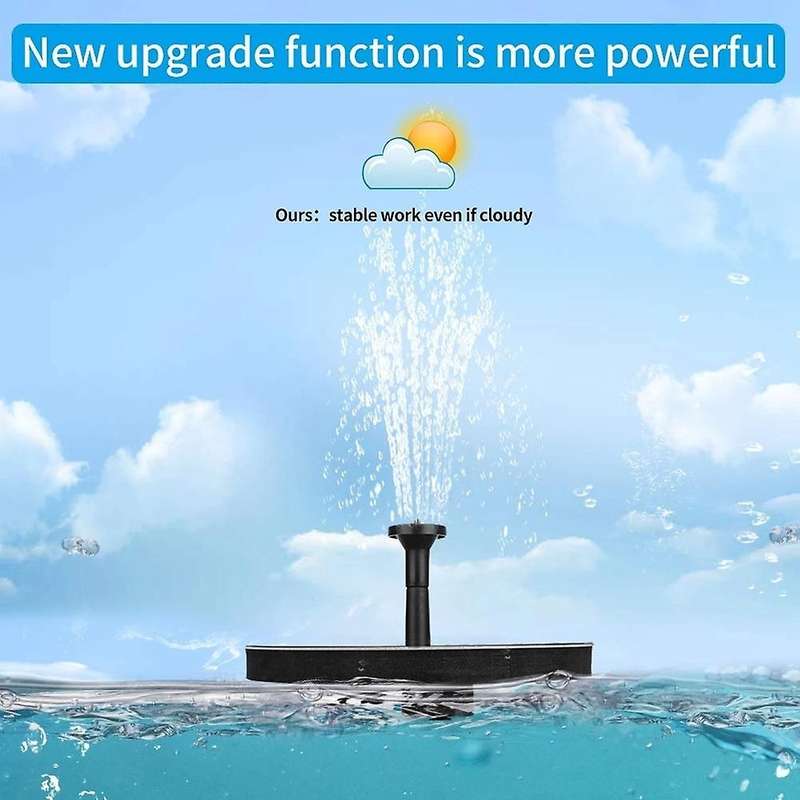 Solar Water Fountain Swimming Pool Patio Garden Decoration Outdoor Decor Solar Pump Decorative Foun