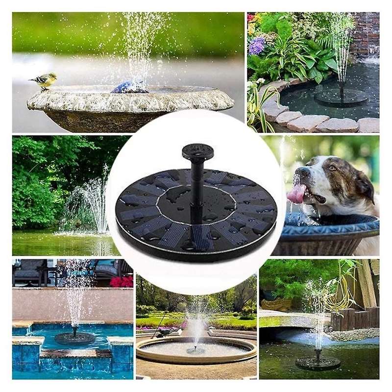 Solar Water Fountain Swimming Pool Patio Garden Decoration Outdoor Decor Solar Pump Decorative Foun