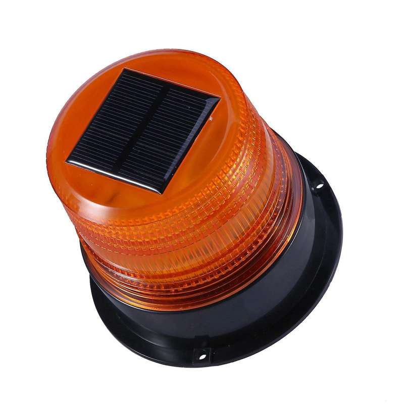 Solar Waterproof Flash Warning Light Ceiling Strobe Light with Strong Magnetic Traffic and Road Beac
