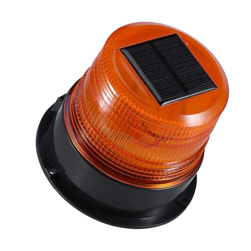 Solar Waterproof Flash Warning Light Ceiling Strobe Light with Strong Magnetic Traffic and Road Beac