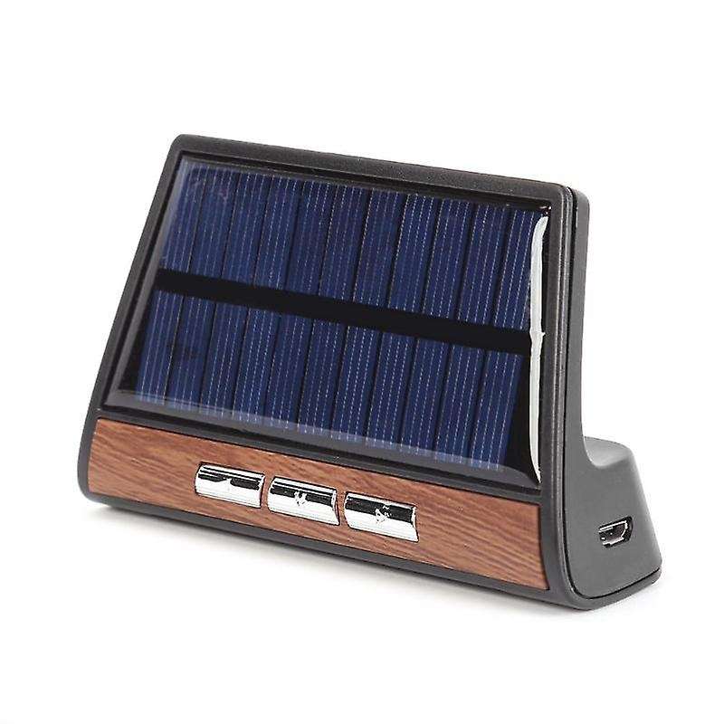 Solar Wireless TPMS LCD Car Tire Pressure Monitoring System with 4x External Sensors Automatic Alarm