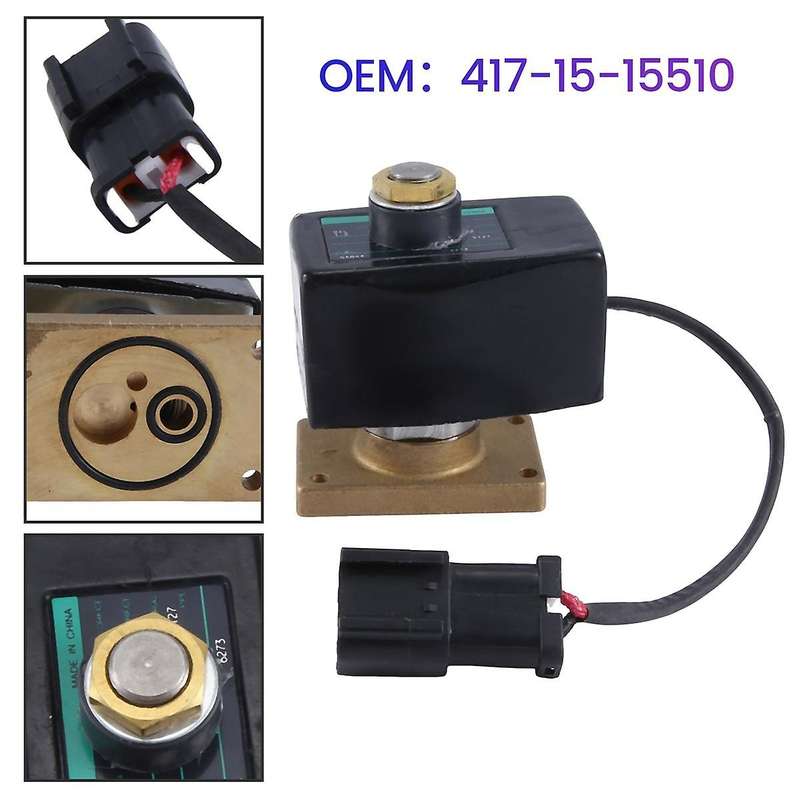 Solenoid Valve 417-15-15510 for Loader Wa100-1 Wa100-3a Wa120-1 Wa120-3 Wa150-1 Wa180-1