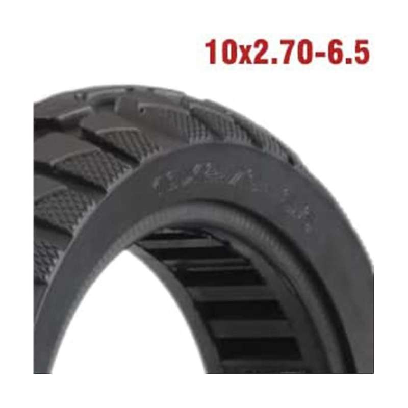 Solid Tire 10 Inch,10x2.70-6.5 Solid Tire Scooter Tubeless Puncture-proof Tire,explosion-proof Soli