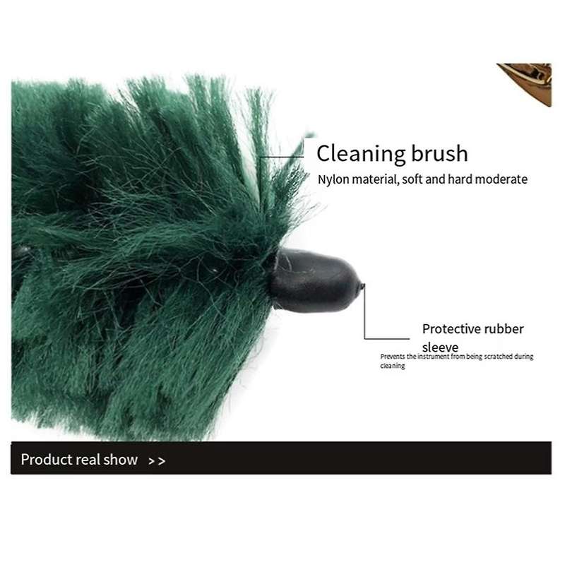 Soprano Saxophone Cleaning Brush,Ultra Fiber Brush Cleaner Maintain Care Tool