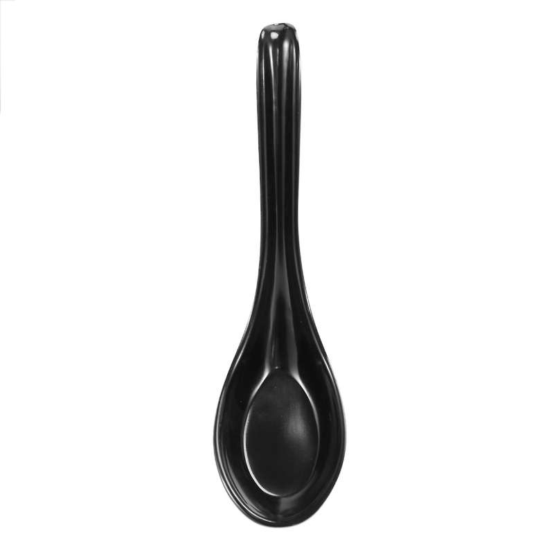 Soup Spoons,6 Pcs Japanese Style Spoons Rice Spoons Chinese Asian Soup Spoons with Long Handle for