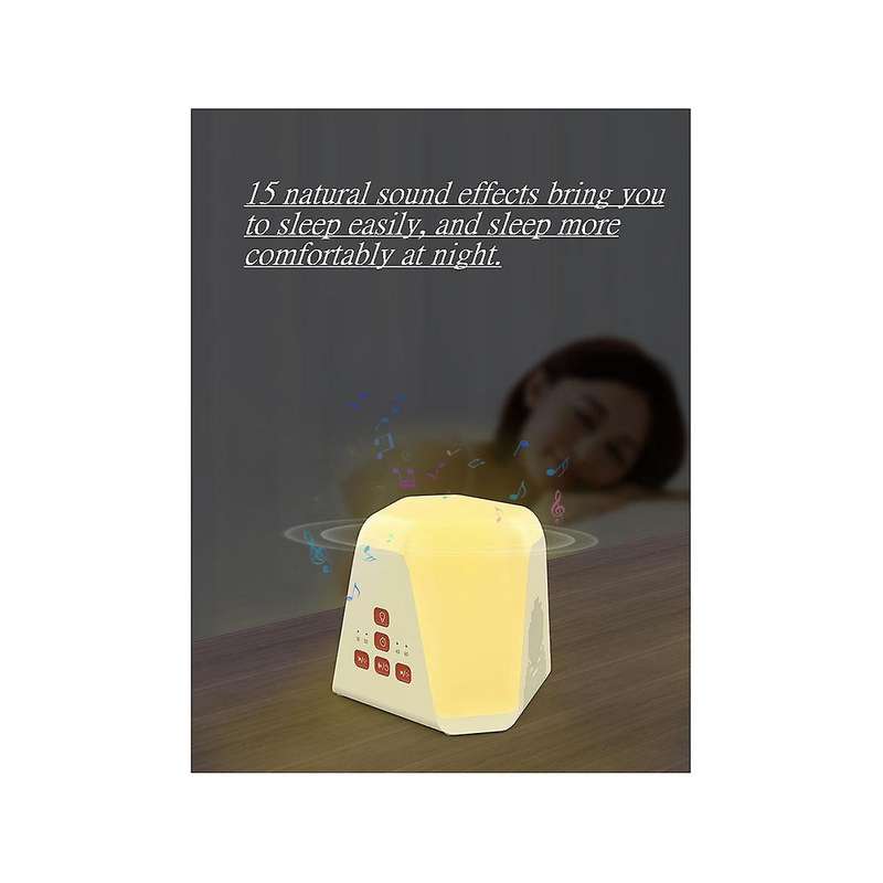 Sound Machine and Alarm Clock White Noise Sound Machine Night Light Sleep Instrument Atmosphere Lam