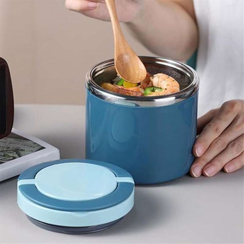 Soup Vacuum for Hot Food, 1000 Ml Food Flask Stainless Steel Vacuum Insulated Food Jars with Handle