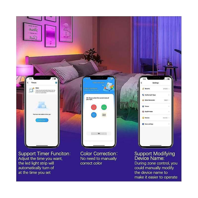 SP630E Bluetooh LED Controller Support PWM Single Color CCT RGB RGBW RGBCCT and SPI TTL IC Chip Ligh