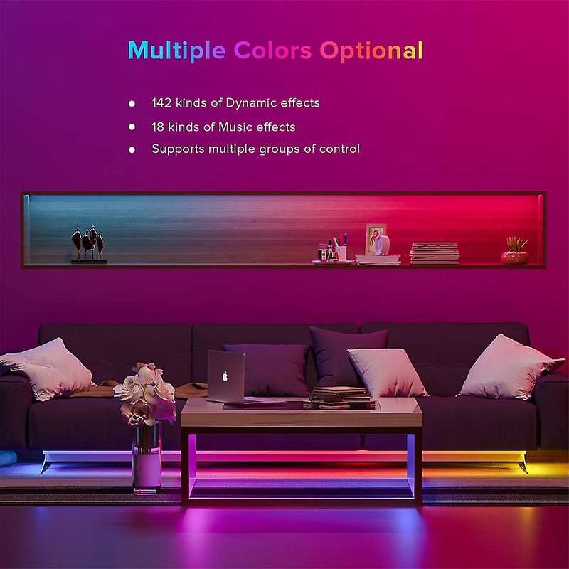 Sp611e Ws2812b Ws2811 Bluetooth Music Controller Ir38 Keys Remote App for Addressable Led Lighting