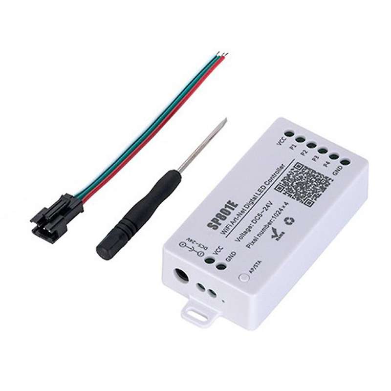 Sp801e Wifi Art-net Led Controller Led Panel Module Ws2812b Ws2811 Light Strip Wireless Control Dc5