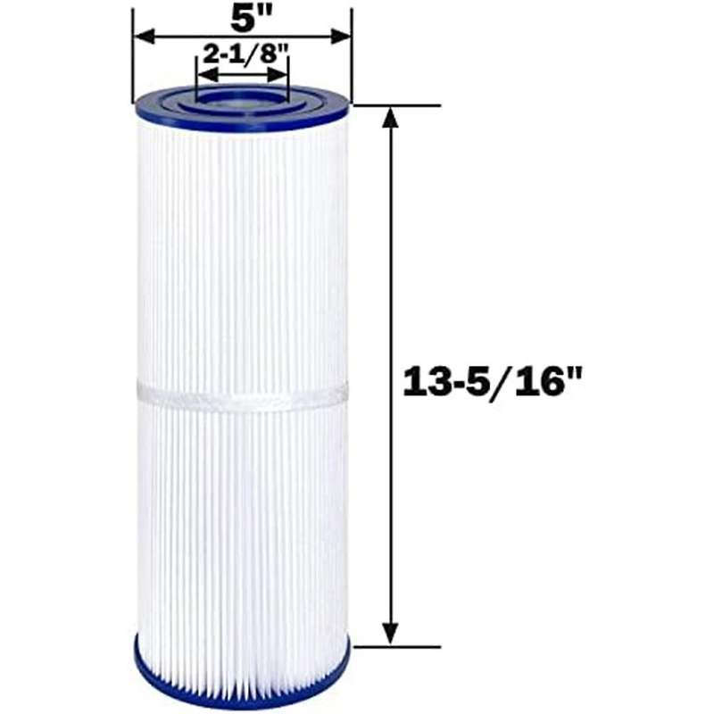 Spa Filter C-4326, Fc-2375, Prb25-in, 303909, M-4326, 8172500, R173429, 5x13 Inline Hot Tub Filter,