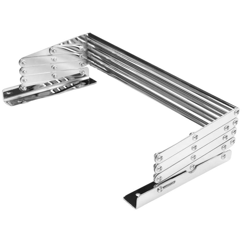Space-Saving Hanger Stainless Steel Wall-Mounted Laundry Folding Hanger Drying Rack