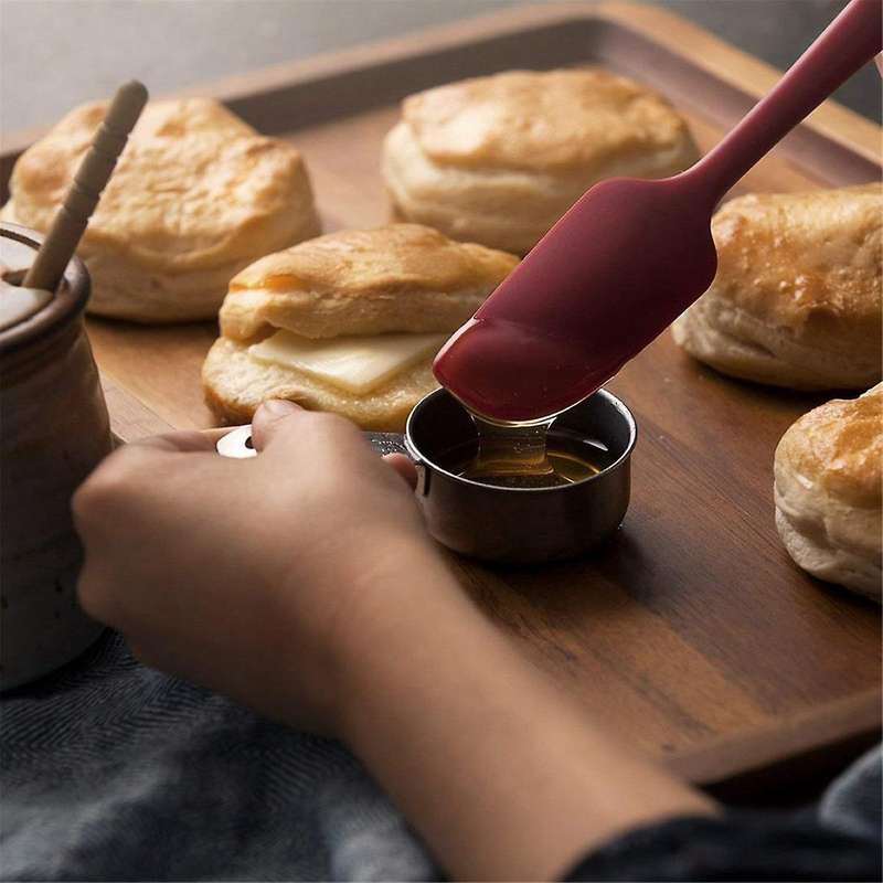 Spade Knife Batter Stirring Knife Baking Tool Cake Cream Spatula Silicone Spatula 3 Piece Set