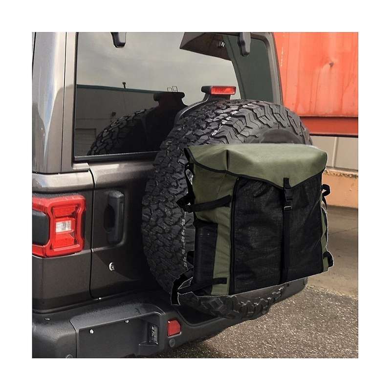 Spare Car Tire Storage Trash Bag High Capacity Off-road Camping Gear with Adjustable Straps Universa