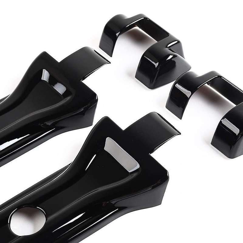 Spare Tire Bracket Hinge Cover Trim for 2018-2019 Wrangler JL Car Accessories, Black