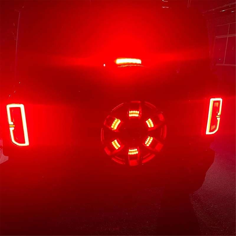 Spare Tire Brake Light Red Led Third 3rd Brake Light Rear Tail Wheel Light for 2021 2022 2023 2/4-do