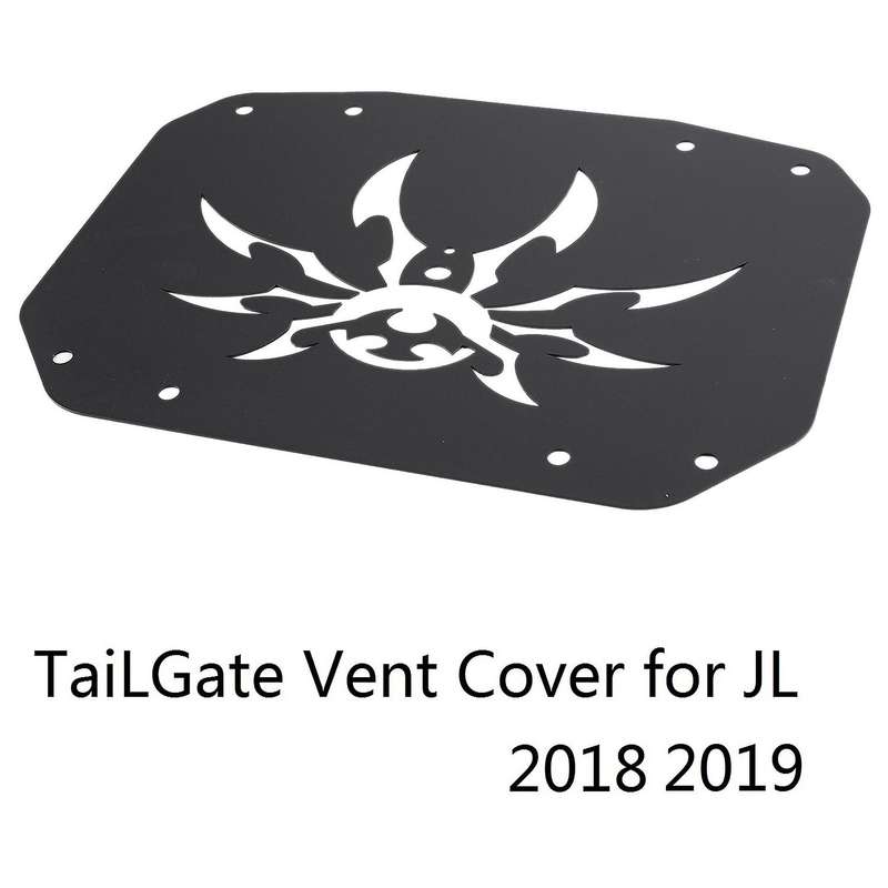 Spare Tire Carrier Delete Plate Vent-Plate Cover for Wrangler JL 2018-2020