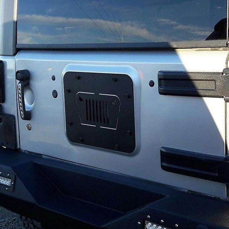 Spare Tire Delete Plate & Body Plugs Compatible for JK JKU 2007 to 2018