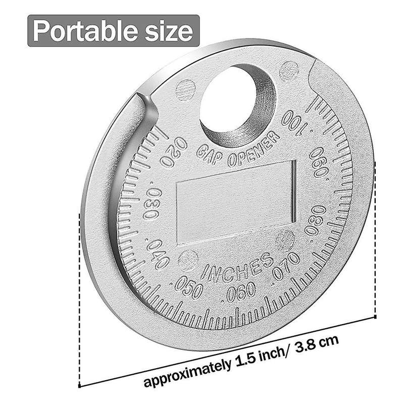 Spark Plug Space Tool Gapper Gauge- Wire Spark Plug Space Measuring Tool Scaled from .020Inch to .10