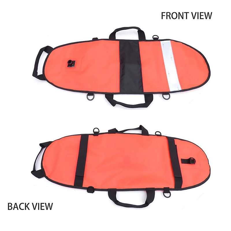 Spearfishing Inflation Buoy Scuba Diving Signal Float Ball with Flag 25 Meters of Rope Reflective St