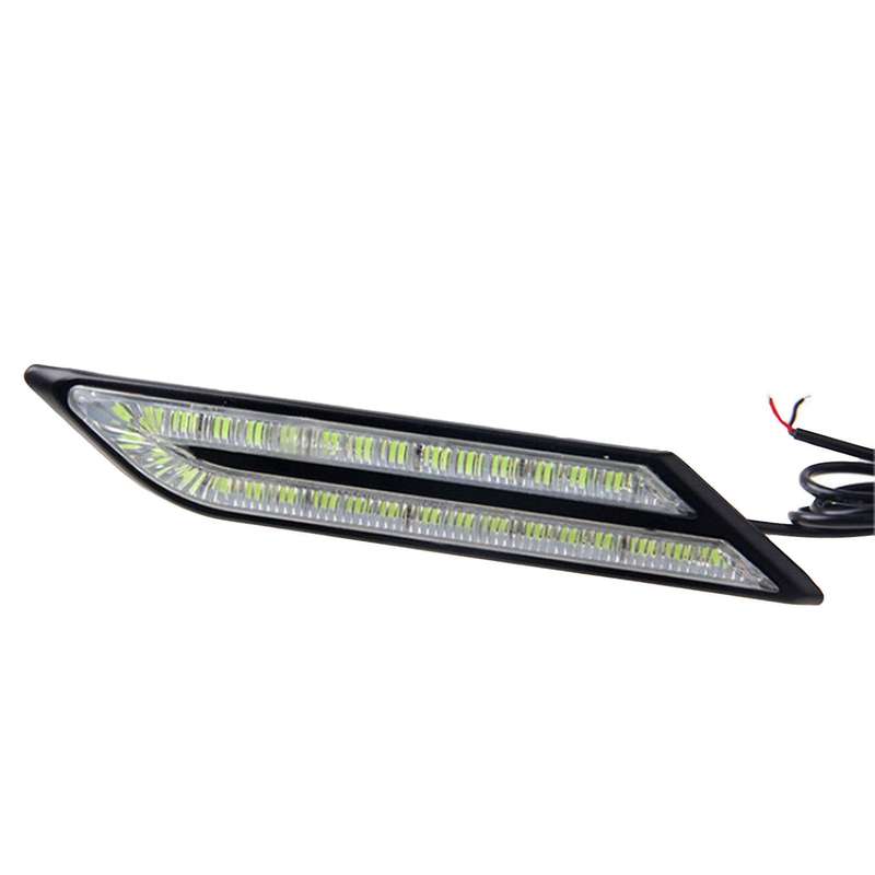 Special Car Modification Led Daytime Running Lights Leaf Board Side Turn Signal Rear Bar Brake Light