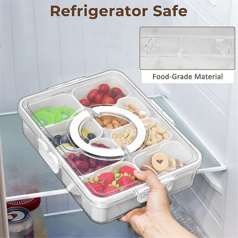 Spice Compartment Storage Box, Kitchen Household Storage, Spice Storage Box