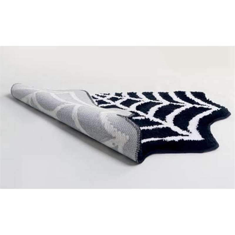 Spider Web Bath Mat Halloween Rug Bathroom Decor Gothic Home Decor Witchy Horror Goth Room Rugs Goth