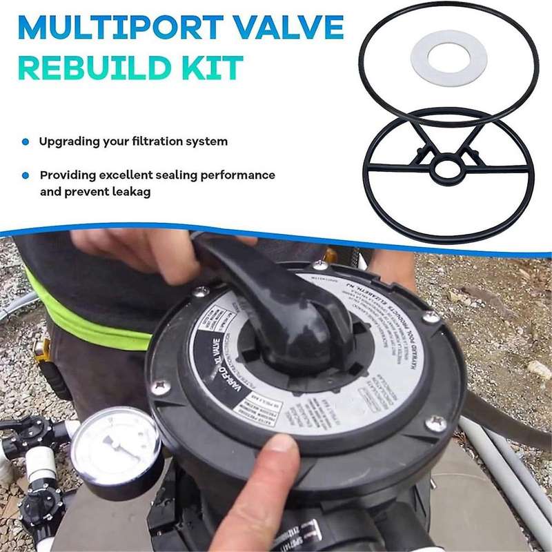 Spider Gasket Kit Pool Sand Filter Valve Seal Gasket Parts for Sp0714t Vari- XL Valve and SPX0714CA