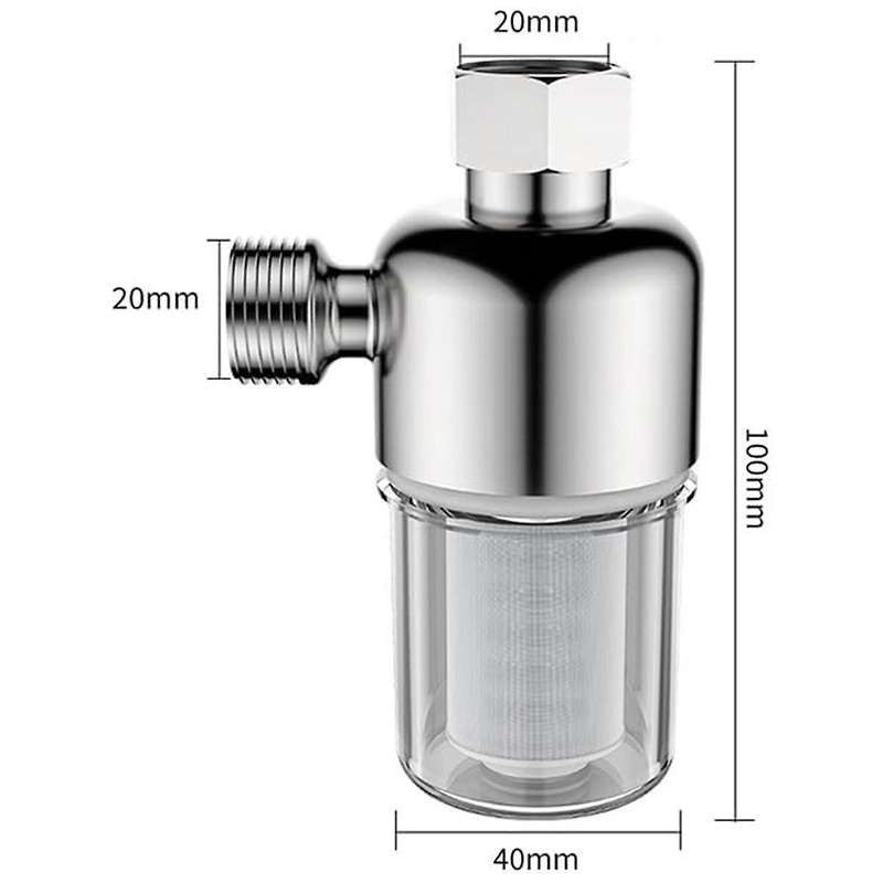 Spin Down Sediment Filter, Reusable Sink Water Filter, for Water Heater Washing Machine Dishwasher