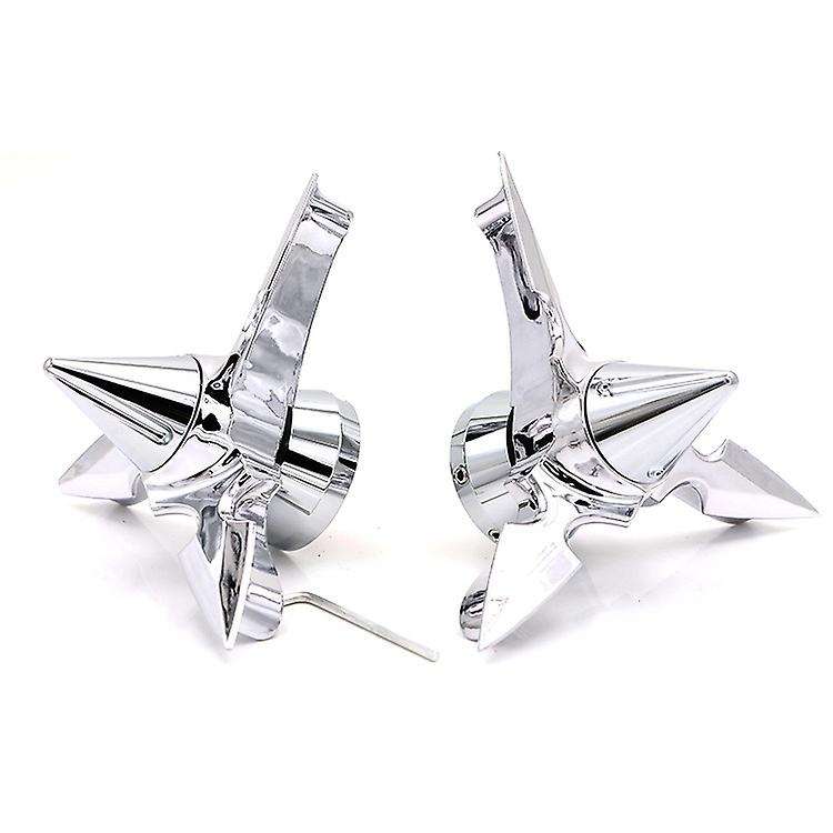 Spinning Front Axle Cap Nut Covers for Touring VRSC XG Softail V-Rod Road Street Glide Silver
