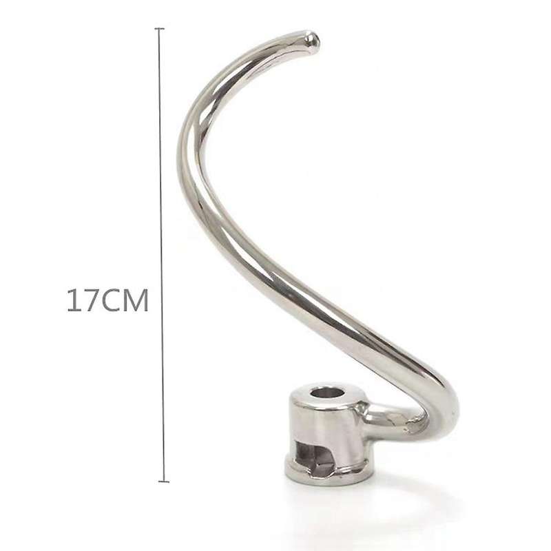Spiral Coated Dough Hook,Metal Dough Hook for 5K7SDH Spiralizer KA 7QT 5KSM7580X 5KSM7586P 5KSM7990