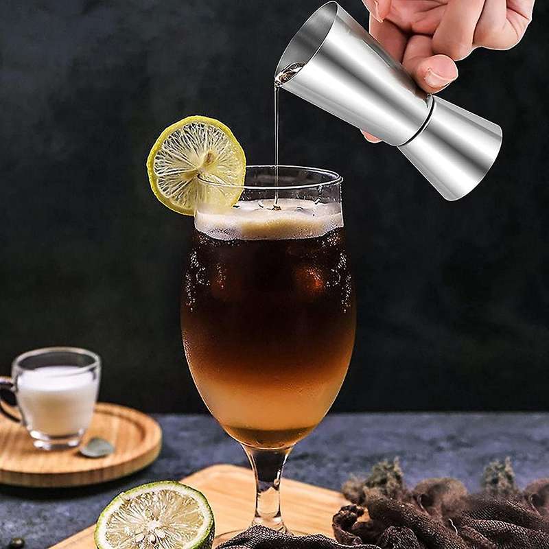 Spirit Measures 25ml/50ml, Shot Measure Drinks Jigger Craft Dual Drinks Measuring Cup for Party Win
