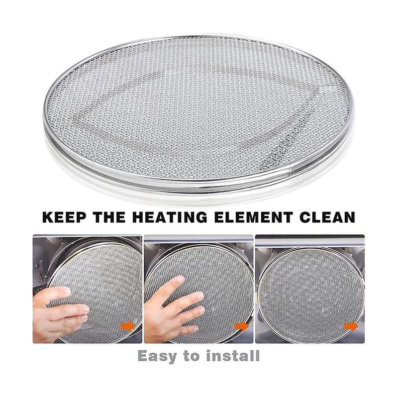 Splatter Shield for Ninja Foodi Ig651 Stainless Steel Splatter Reusable Indoor Grill Accessories Oil