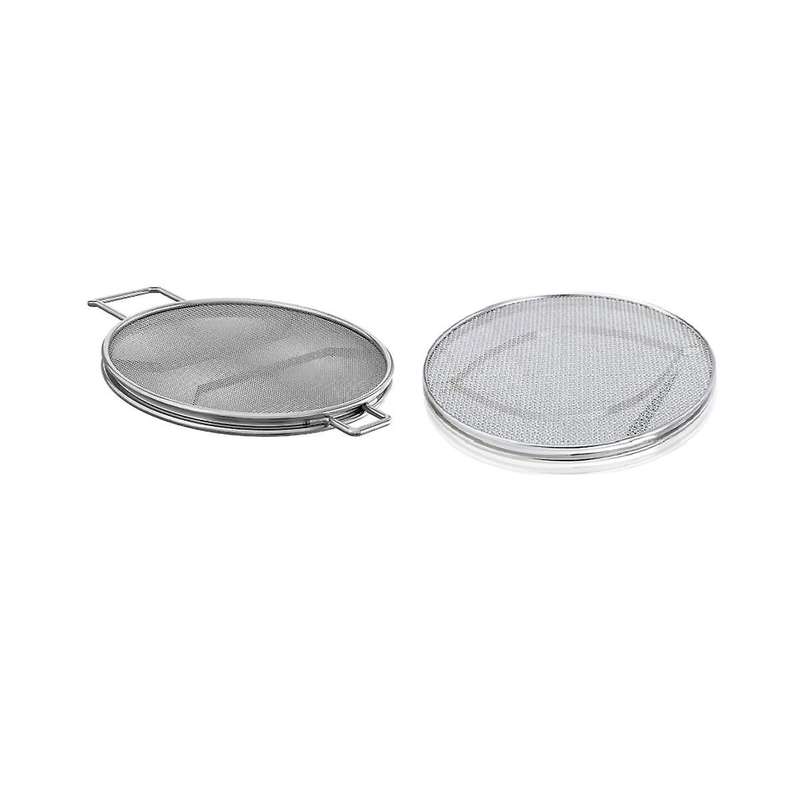 Splatter Shield for Ninja Foodi Ig651 Stainless Steel Splatter Reusable Indoor Grill Accessories Oil