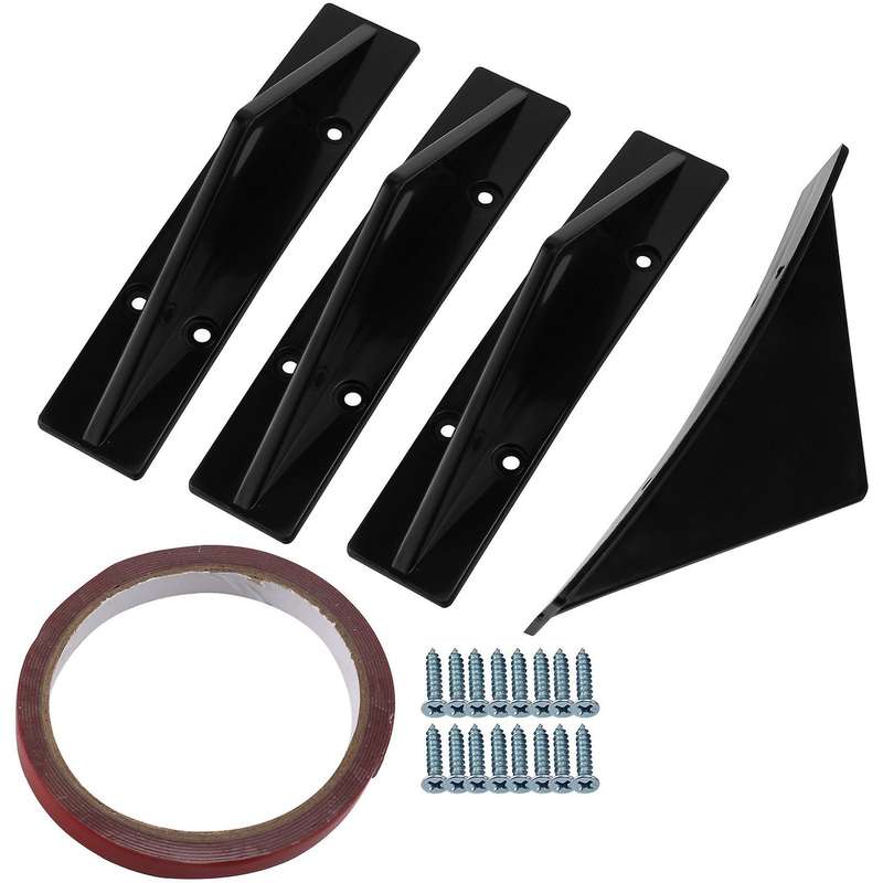Spoiler Car Back Bumper Universal Car Rear Bumper Lip Diffuser Fin