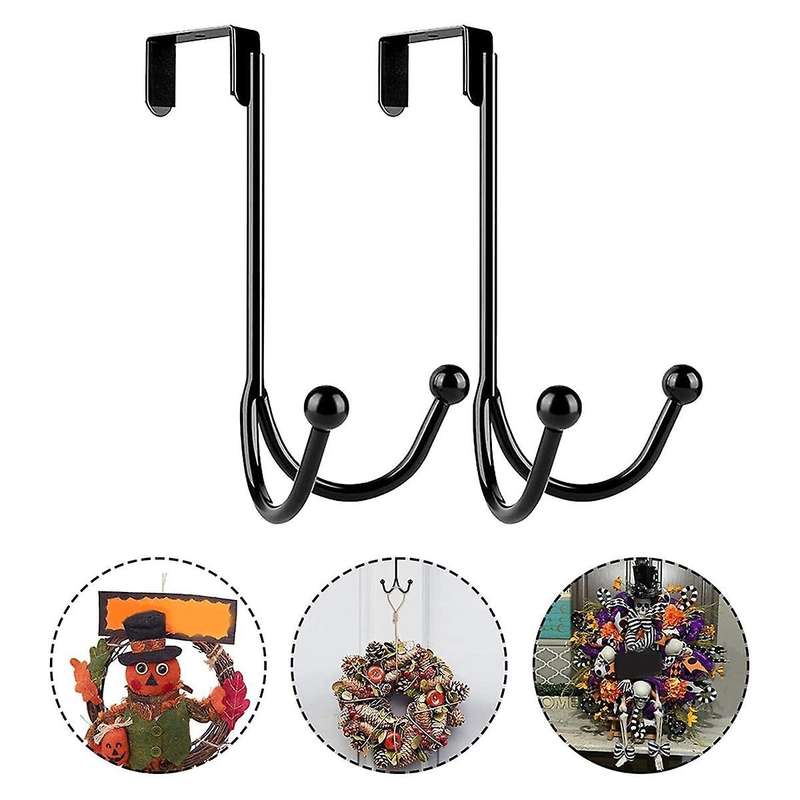 Spooky Halloween Party Decorations Clearance Halloween Wreath Hook,Also Be Used to Hang Coats and To
