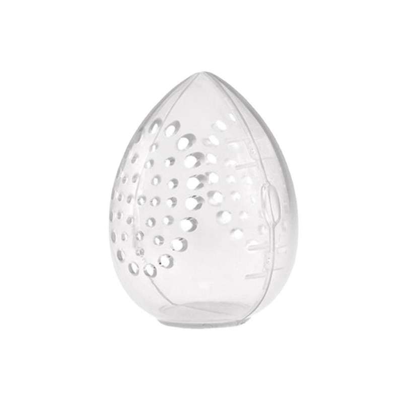 Sponge Storage Box Makeup Powder Puff Empty Egg Shaped Transparent Powder Puff Makeup Storage Box