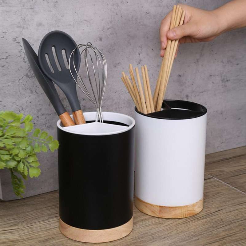 Spoon Fork Knief Chopstick Drain Box Tableware Storage Holder Three Compartments Cutlery Shelf Kitc