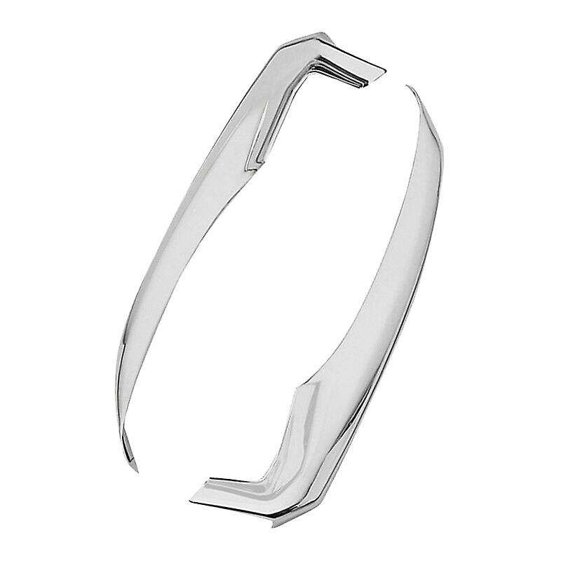 Sport Style Chrome Front Bumper Corner Moulding Cover Anti-Collision Trim for 2018 2019 2020