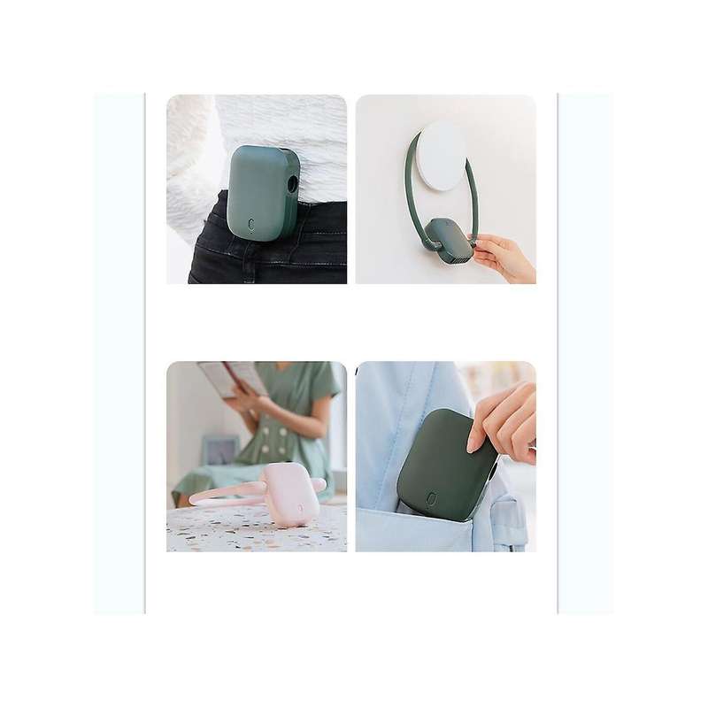 Sports Neck Fan Handheld Multi-function Usb Charging Mini Leafless Waist Clip Fan Outdoor
