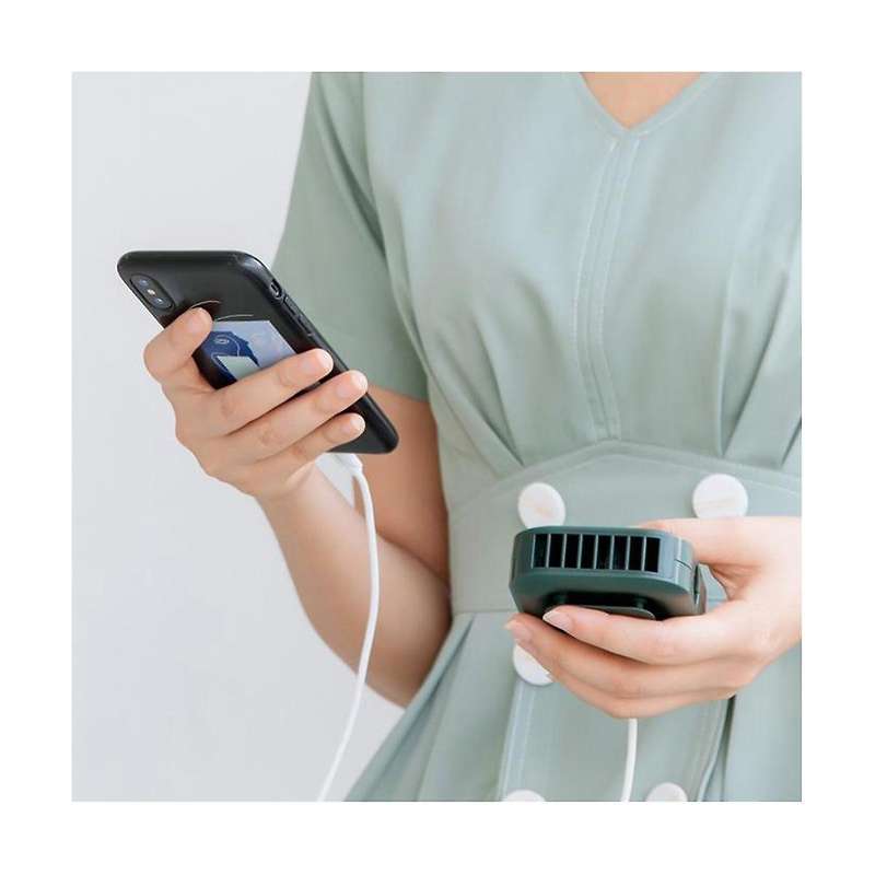 Sports Neck Fan Handheld Multi-function Usb Charging Mini Leafless Waist Clip Fan Outdoor