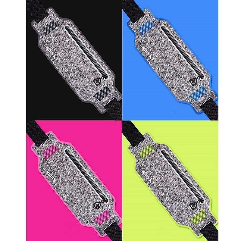 Sports Pockets Running Fitness Pockets Color Frame Flat Belt Outdoor Portable Storage Bag Ultra-Thin