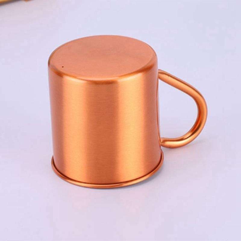 Sports Straight Cup Handle Cup Pure Copper Mug