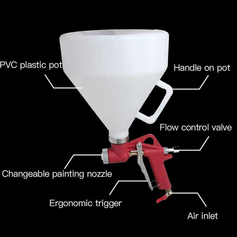 Spray Tool 1.5 Gallon Paint Texture Tool Drywall Painting Sprayer with 3 Nozzles