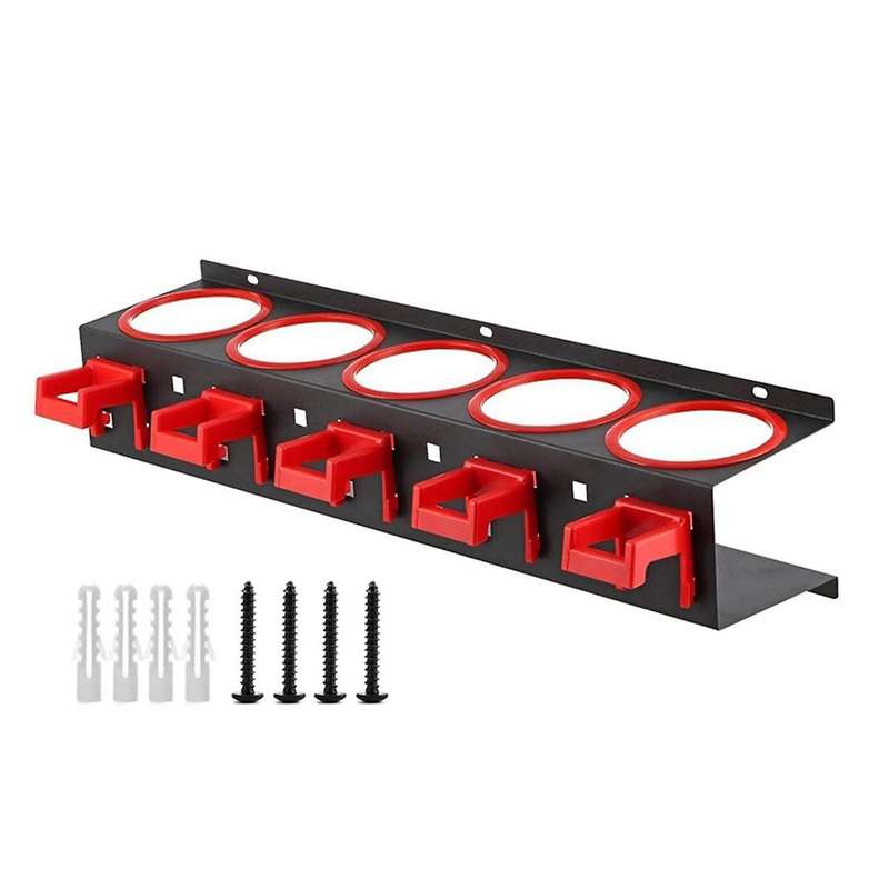 Sprays Bottle Storage Rack Mounted Bracket with Hooks Accessories Sprays Can Organizer Display Hangi