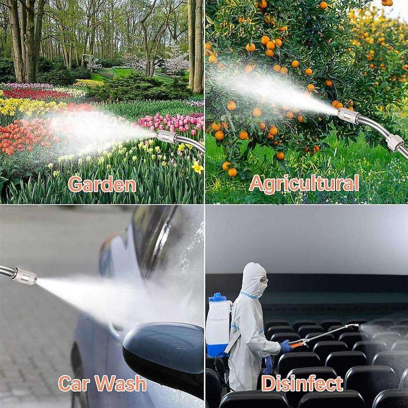 Sprayer Wand, Suitable for 1/2 Hose Quick Connector,1/4in&3/8in Brass Barb Sprayer Wand Replacement
